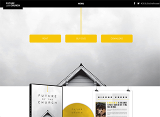 Religious Web Design Design Example