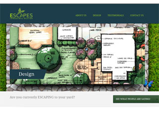 Landscaping Web Design Design Example