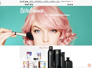 Salon / Spa Web Design Design Example