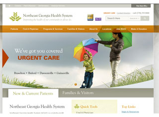 Medical Web Design Design Example