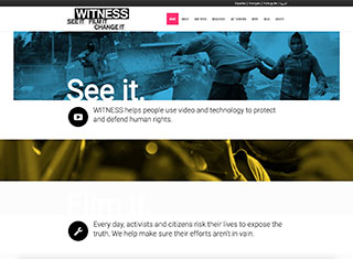 Charity Web Design Design Example