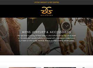 Jewelry Web Design Design Example