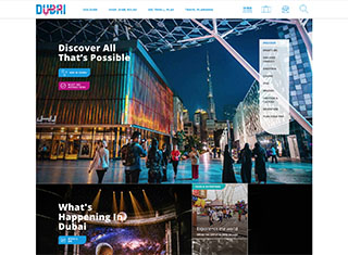 Travel Web Design Design Example