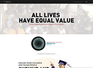 Charity Web Design Design Example