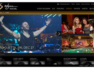 Night Club Web Design Design Example