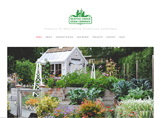 Landscaping Web Design Design Example