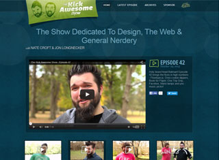 Entertainment Web Design Design Example