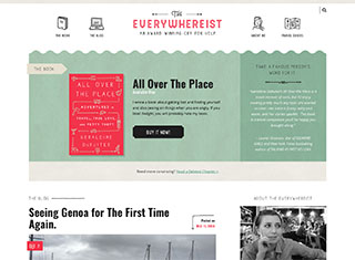 Travel Web Design Design Example