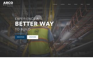 Contractor Web Design Design Example