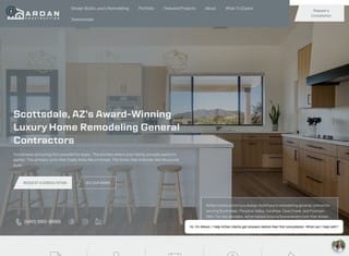 Contractor Web Design Design Example