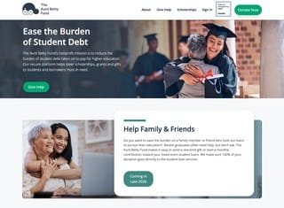 Charity Web Design Design Example