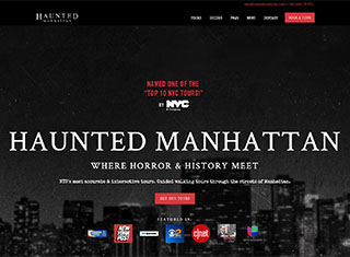 Paranormal Web Design Design Example