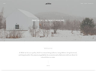 Photography Web Design Design Example