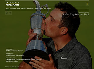 Sports Web Design Design Example