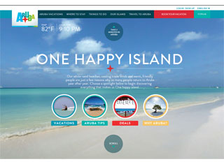 Travel Web Design Design Example