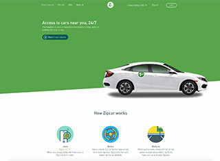 Auto Web Design Design Example