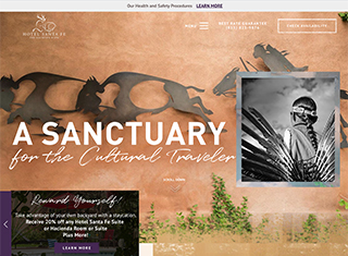 Hotel Web Design Design Example