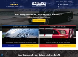 Auto Web Design Design Example