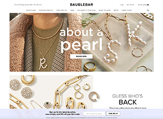 Jewelry Web Design Design Example