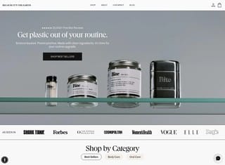 Ecommerce Web Design Design Example