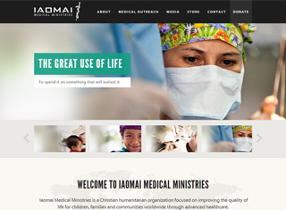 Charity Web Design Design Example