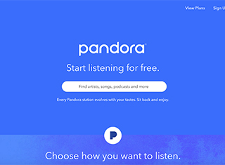 Music Web Design Design Example