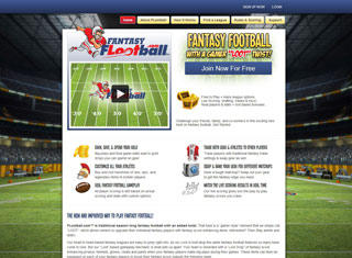 Sports Web Design Design Example