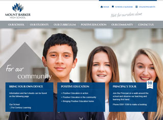 Educational Web Design Design Example