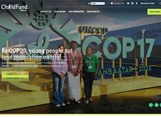 Charity Web Design Design Example