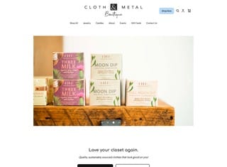 Ecommerce Web Design Design Example