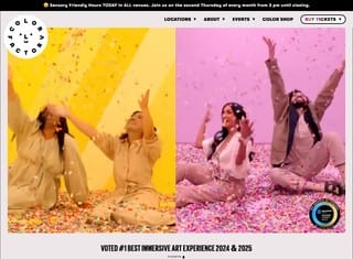 Entertainment Web Design Design Example