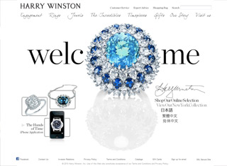 Jewelry Web Design Design Example