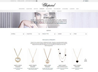 Jewelry Web Design Design Example