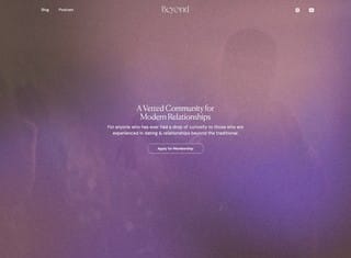 Dating Web Design Design Example
