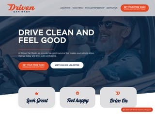 Auto Web Design Design Example