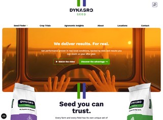 Agriculture Web Design Design Example