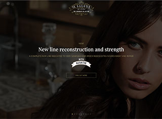 Salon / Spa Web Design Design Example