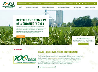 Agriculture Web Design Design Example