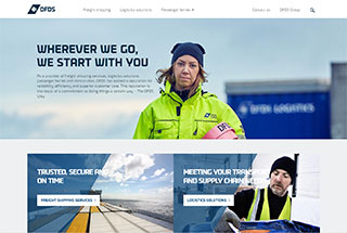 Transportation Web Design Design Example