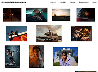 Photography Web Design Design Example