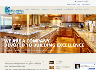 Contractor Web Design Design Example