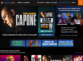 Entertainment Web Design Design Example