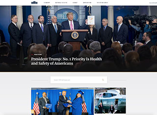 Political Web Design Design Example