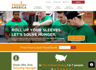 Charity Web Design Design Example