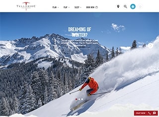 Travel Web Design Design Example