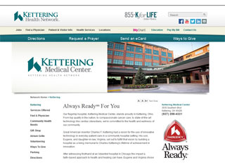 Medical Web Design Design Example