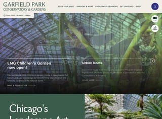 Entertainment Web Design Design Example