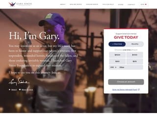 Charity Web Design Design Example