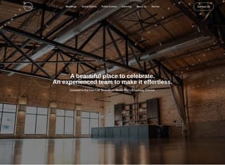 Entertainment Web Design Design Example
