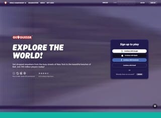Entertainment Web Design Design Example